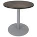 30" Round x 29"H Metal Disc Base Meeting/Conference/Cafeteria Table