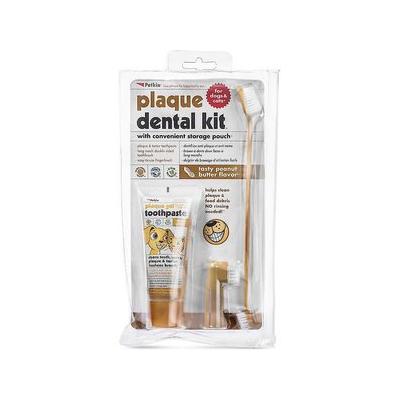 Petkin Plaque Peanut Butter Flavor Dog Dental Kit