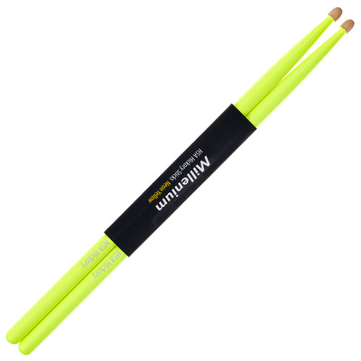 Millenium H5A Hickory Sticks Neon Yellow
