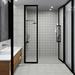 PIXL Poetic License 3" W x 3" L Porcelain Stone Look Tile Grid Mosaic Sheet Porcelain in Gray | 2.875 H x 2.875 W x 0.25 D in | Wayfair