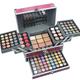 MUUZONING 132 Colours Mix Eyeshadow Concealer Lip Gloss Pressed Powder and Powder Blusher Makeup Palette Set Kit - Makeup Toiletries Palette For Daily Use N1