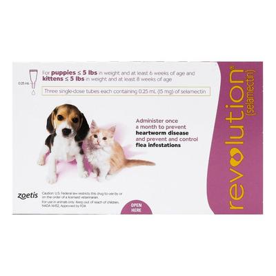 Revolution For Kittens / Puppies (Pink) 3 Doses