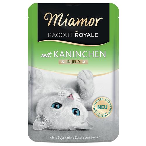 22 x 100g Ragout Royale in Gelee Kaninchen Miamor Katzenfutter nass