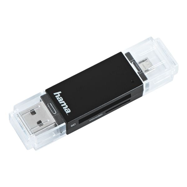 Hama USB-2.0-OTG-Kartenleser »Basic« mehrfarbig Image