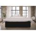 Wade Logan® Ekstrom Upholstered Storage Platform Bed Metal in Black/Brown | 78 W x 82.5 D in | Wayfair E39B0F352D2F4D38934FB114C4400DFE