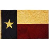 ANLEY Tea Stained Texas Nylon 3 x 5 ft. House Flag in Black/Red | 36 H x 60 W in | Wayfair A.Flag.StateTexas.Retro