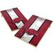 Arkansas Razorbacks 2' x 3' Solid Wood Cornhole Board Set