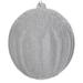 Vickerman 612965 - 5.5" Silver Flocked Ball Christmas Tree Ornament (2 pack) (MT196607D)