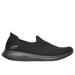 Skechers Women's Ultra Flex - Harmonious Sneaker | Size 6.5 | Black | Textile/Synthetic | Vegan | Machine Washable