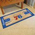 Toronto Raptors NBA Court Runner FANMATS Non-Slip Indoor Door Mat Plastic in Brown | Rectangle 2'5.5" x 4'6" | Wayfair 9370