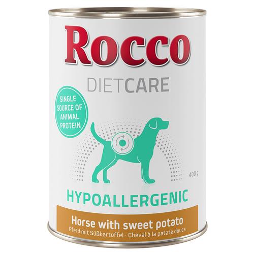 6 x 400g Hypoallergen Pferd Rocco Diet Care Hundefutter nass