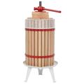 vidaXL Fruit and Wine Press with Cloth Bag 24 L Oak Wood