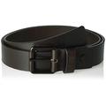 Calvin Klein Jeans Men's J 3.5cm Adj Leather Belt, Black (Black 001), 46 (Size: 105)