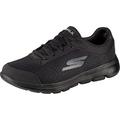 Skechers Men's Go Walk 5 Qualify Sneaker, Black Black Textile Synthetic Black Trim Bbk, 11 UK
