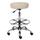 Boss Office Products Antimicrobial Drafting Stool - Beige