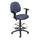 Boss Office Products Drafting Stool W/Footring And Adjustable Arms - Blue