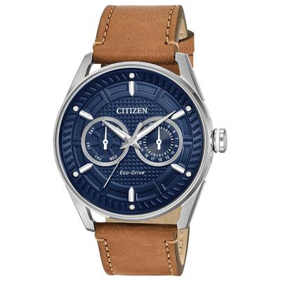 Citizen Drive from Citizen Eco-Drive Men's Brown Leather Strap Watch 42mm - Brown