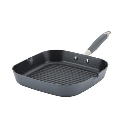 Anolon Advanced Home Hard-Anodized 11" Nonstick Deep Square Grill Pan - Moonstone