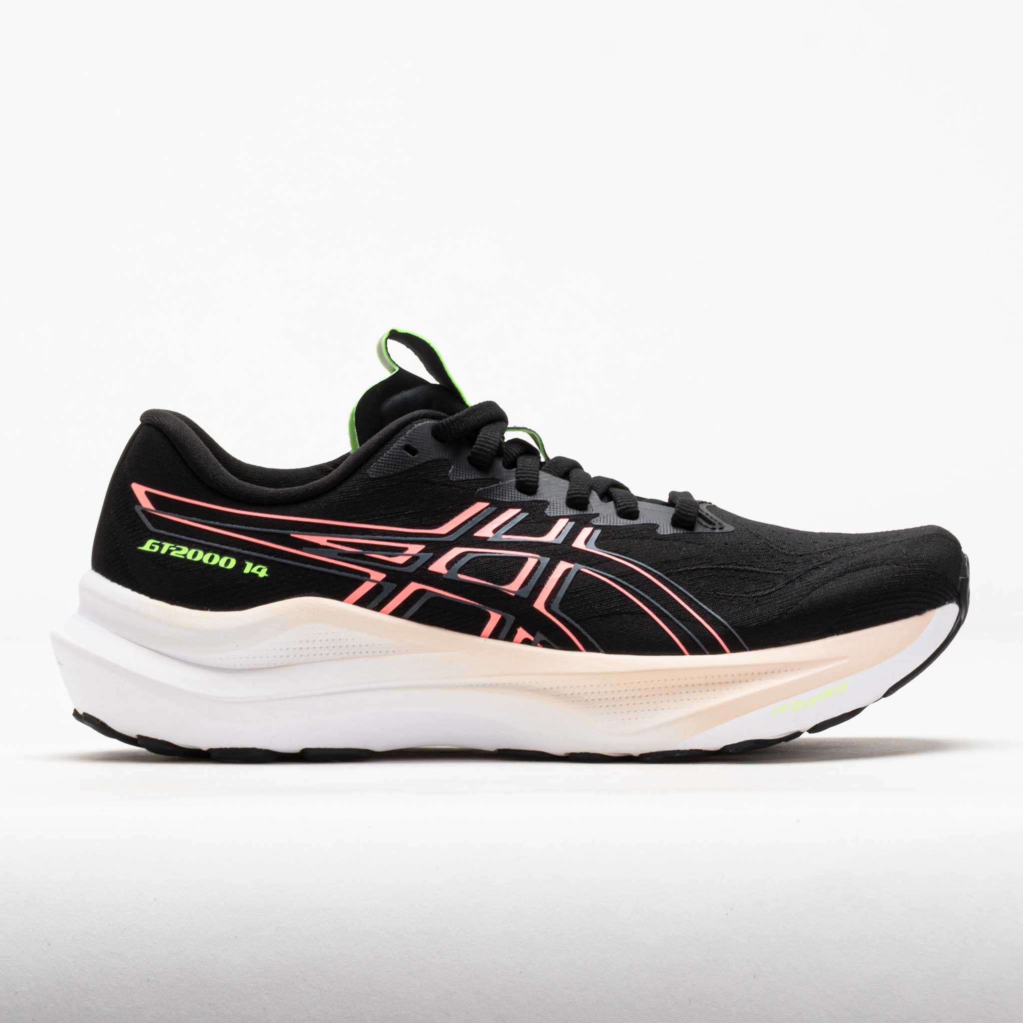 ASICS GT-2000 14 Women's Running Shoes Black/Sun Coral