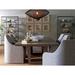 Artistica Home Cohesion 7 - Piece Extendable Solid Wood Dining Set Wood/Upholstered in Gray | Wayfair