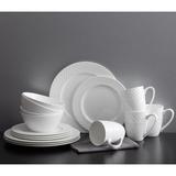 Mikasa Trellis 16 Piece Dinnerware Set, Service for 4 Bone China/Ceramic in White | Wayfair 5188288