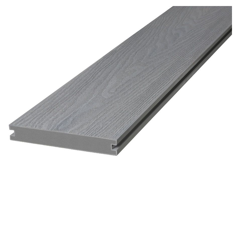 TraumGarten WPC Terrassendiele 21x145mm DreamDeck Soft grau, 4000 mm Image