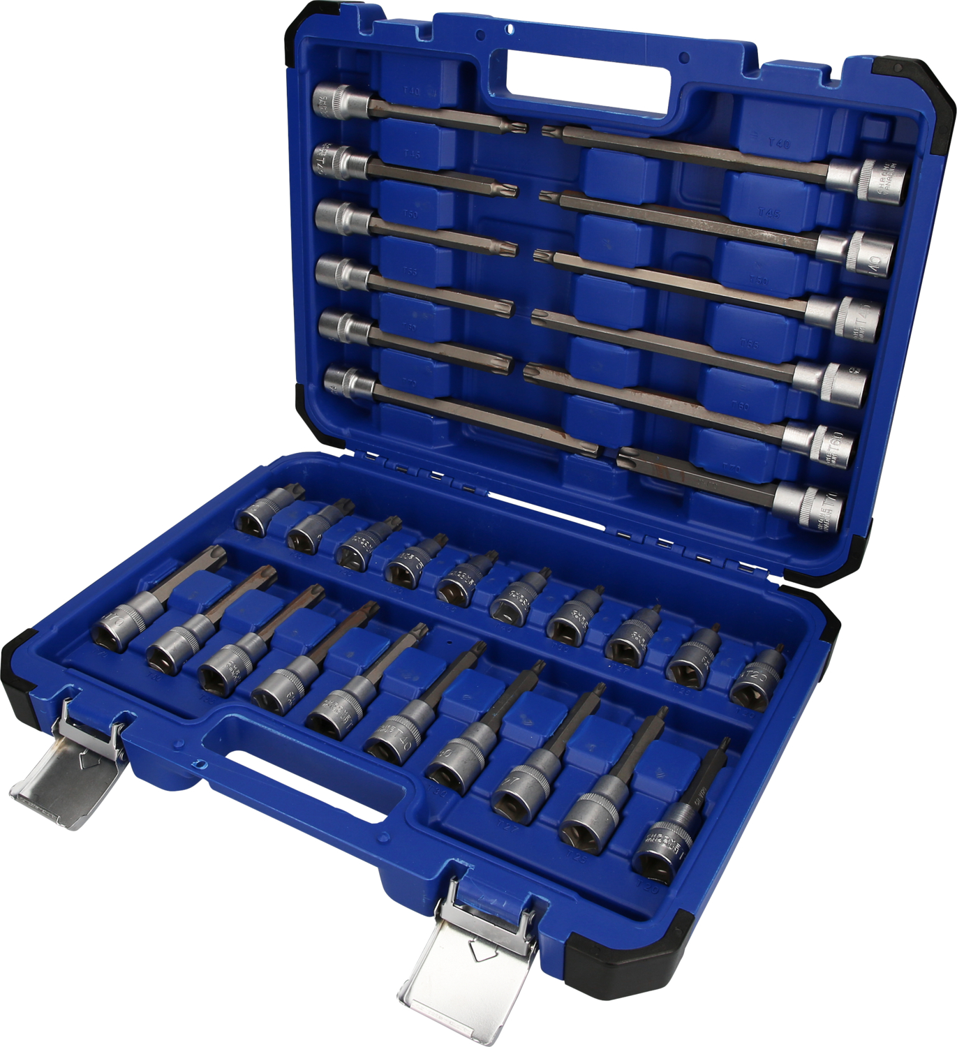 BRILLIANT TOOLS Steckschlüsselsatz 1/2 Steckschlüssel-Satz, 32-tlg., TORX Profil BT022532