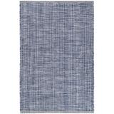 White 24 x 0.25 in Indoor/Outdoor Area Rug - Dash and Albert Rugs Fusion Handmade Flatweave Blue Area Rug Polypropylene | 24 W x 0.25 D in | Wayfair