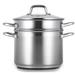 Turbo Pot 8.1-qt. Stainless Steel Stock Pot w/ Lid Stainless Steel in Gray | 9.5 H x 12 W in | Wayfair RS6001