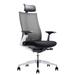 Symple Stuff Spuyten Ergonomic Mesh Task Chair Upholstered/Mesh, Nylon in Black/Brown | 38.8 H x 27.6 W x 27.6 D in | Wayfair