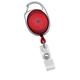 Identity Plus: Red Premier Retractable YoYo Badge Reel Card Pass Holder (100)