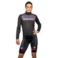 Sundried Womens Thermal Cycling Jacket Windproof Waterproof Best For Cold Road Bike and Mountain Bike (Black, M)