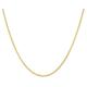 Citerna Women's 2.3 g 9 ct Yellow Gold Curb Chain Necklace of 51 cm/20 inch Length and 1.8 mm Width