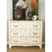 Gracie Oaks Culbert 3 - Drawer Accent Chest Wood in Brown/White | 35 H x 42 W x 16 D in | Wayfair 18174