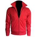 Mens Rebel Without a Cause James Dean (Jim Stark) Red Cotton Jacket