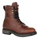 Georgia Boot Carbo-Tec LT 8" Lacer Soft Toe WP - Mens 8 Brown Boot W