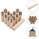 vidaXL Number Kubb Game Set Wood