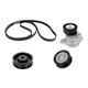 SKF Kit de courroie d'accessoire pour MERCEDES-BENZ: Classe C, Vito, Classe E, Classe ML, Classe CLK, Viano, Classe CLS, Sprinter (Ref: VKMA 38070)