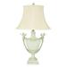 Bradburn Home 31" Mint Table Lamp Silk/Ceramic in Brown/White/Yellow | 31 H x 18 W x 15 D in | Wayfair LP-62579