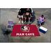 FANMATS Collegiate NCAA Man Cave 94.5 in. x 59.5 in. Non-Slip Indoor Only Door Mat Synthetics | Wayfair 14547