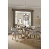 Birch Lane™ Levingston Ascension Zinc Dining Table Wood/Metal in Brown/Gray/White | 30 H x 60 W x 60 D in | Wayfair