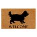 Winston Porter Beavin Yorkshire Terrier Non-Slip Outdoor Door Mat Plastic | 0.6" L x 29" W x 17" D | Wayfair AA0DC30605D1458295C00DEB3B93F147