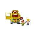 Fisher-Price Little People Bus sitzen mit Mir Spielzeugauto mit Lichtern und Geräuschen und 2 Figuren, für Babys +1 Jahr, spanische Version (FKX01)