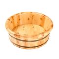ERHANG Pedicure Bowl Wooden Foot Basin Spa Massage Household Cypress Wood Foot Tub Thickening Foot Bath Barrel