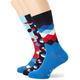 Happy Socks Men's Navy Gift Box Socks, Multicolour (Multicolour 650), 7-10 (Size:41-46) (Pack of 4)