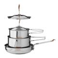 Primus Campfire Cookset Topfset (Größe SMALL, silber)