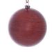 Vickerman 622322 - 8" Copper Wood Grain Ball Christmas Tree Ornament (2 pack) (MC197388)