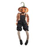 Gilbert Pumpkin Head Art Doll Gathered Traditions by Joe Spencer | 45 H x 9 W x 4 D in | Wayfair FGS73323