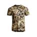 Sitka Gear Men's Core Lightweight Crew Short Sleeve Shirt Polyester, Gore Optifade Subalpine SKU - 560763