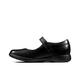 Clarks Etch Craft Kid Leather Shoes in Black Narrow Fit Size 2½